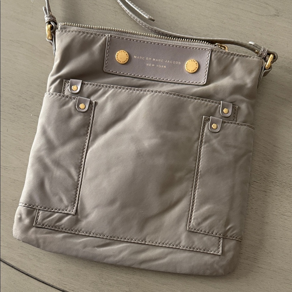 Marc Jacobs Taupe Crossbody Bag